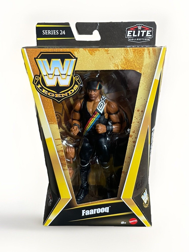 In Hand Farooq Chase Mattel WWE Legends Elite Series 24 Figure Wrestling WCW