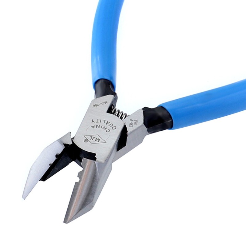 Professional Diagonal Cut Pliers Trim Clip Flush Cable Cutter 1 5 2 mm Side Cutting Tool