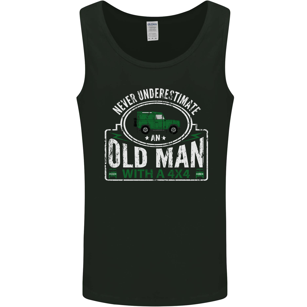An Old Man With a 4x4 Off Roading Off Road Mens Vest Tank Top