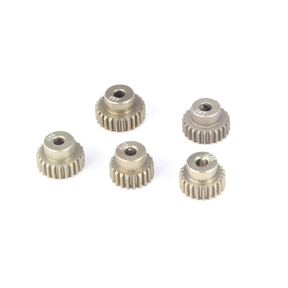 5Pcs 21-25T/26T-30T 48DP Motor Gear Motor For 1/10 RC Car Model Vehicle