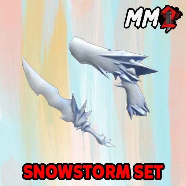 Snowstorm Set ✨Roblox Murder Mystery 2 MM2 ✨ SAME DAY DELIVERY | CHEAPEST!