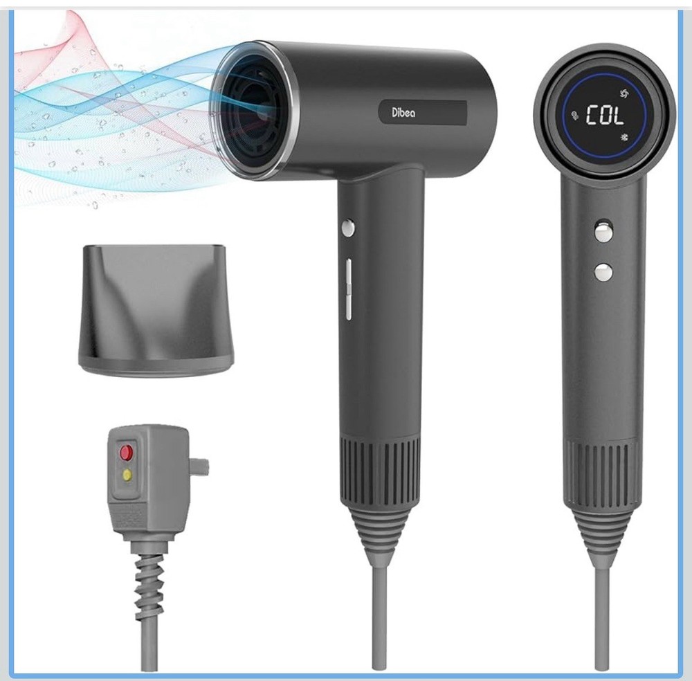 NEW Dibea T20 Super Air Hair Dryer New In Box. 1600 Watts. Sealed