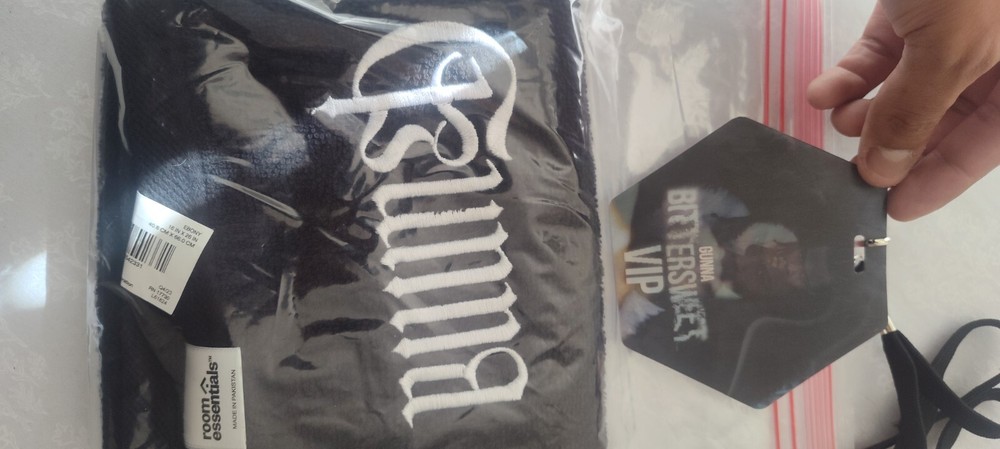 Gunna, towel, personal, collectable, vip, backstage pass, hand towel, custom.