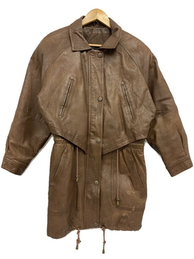 Wilsons/Leather Jacket Blouson/M/Leather/Brw/Plain 3404