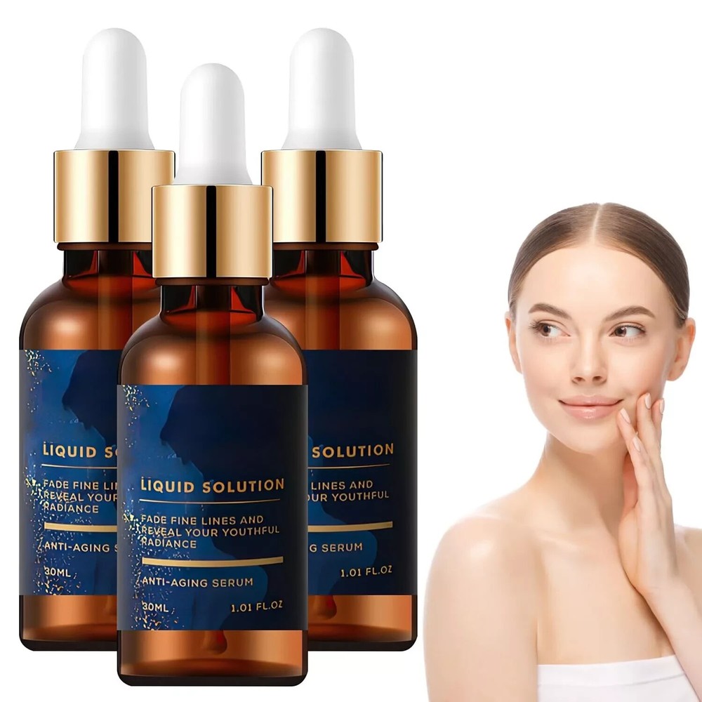 Suero facial antienvejecimiento, lifting facial para todo tipo de piel, solución común -paquete de 3-
