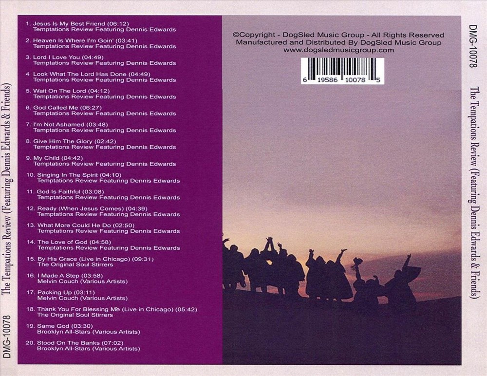 Temptations Review Singing in the Spirit CD Gospel Music