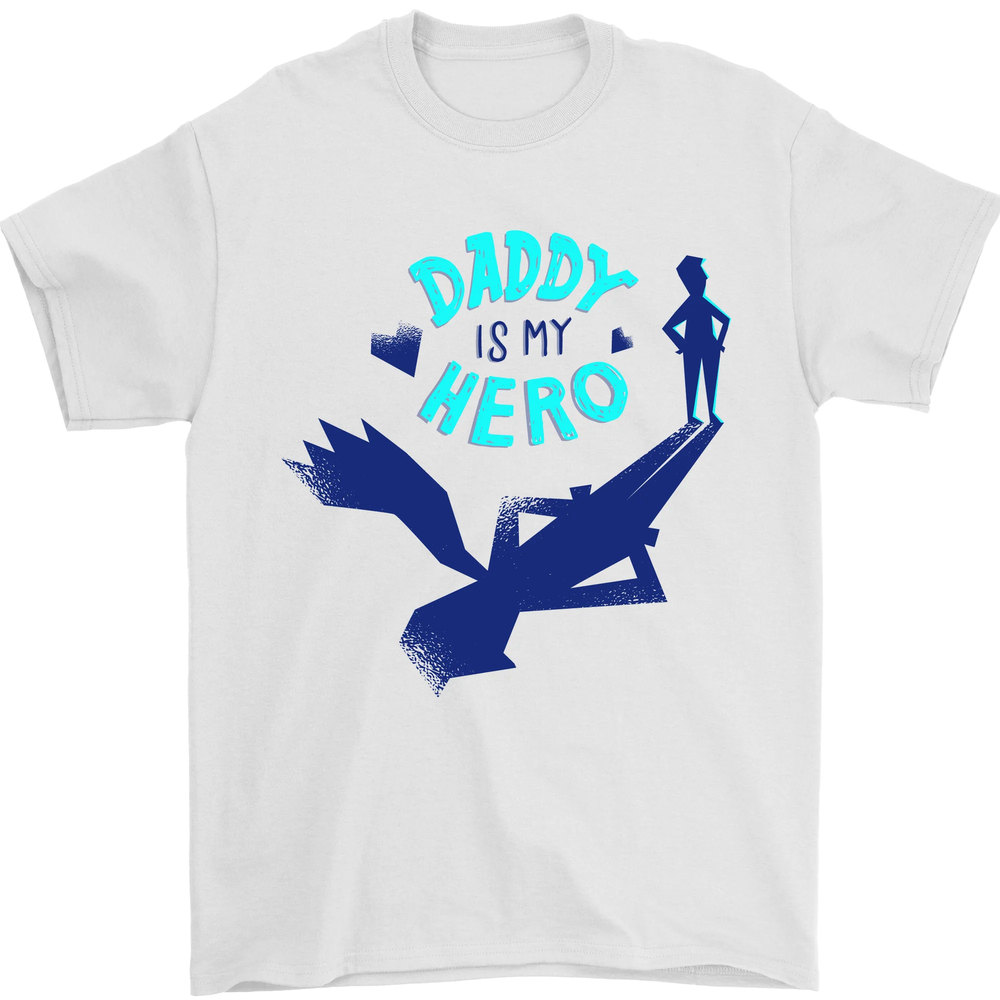 Funny Fathers Day Daddy is My Superhero Mens T-Shirt 100% Cotton