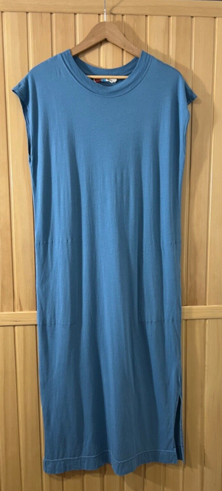 Free People Beach Dress Women’s Medium Cover Up Maxi Cap Sleeve Pockets Long