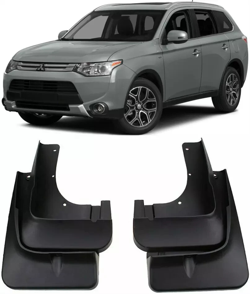 Genuine Molded Splash Guards Mud Flaps Fender For 2013-2015 Mitsubishi Outlander