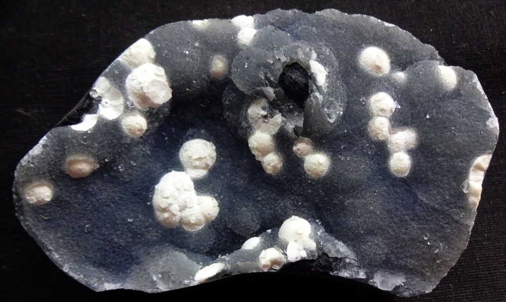 Stunning Fluorite Balls on Chalcedony Matrix Mineral Specimen A3