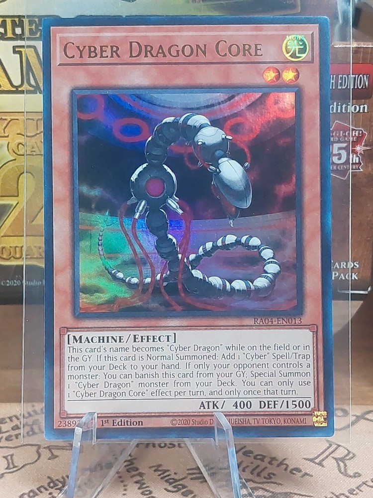 Yugioh Cyber Dragon Core Ultra Rare RA04 Secret Rare