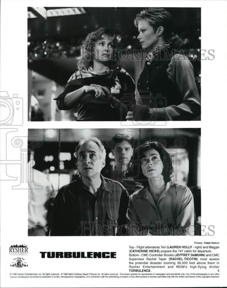 1996 Press Photo The starring cast in scenes from 