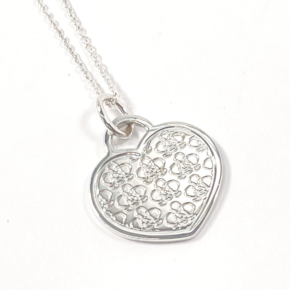TIFFANY&Co. Necklace Pendant GO WOMEN 2016 Heart motif Silver925 Women