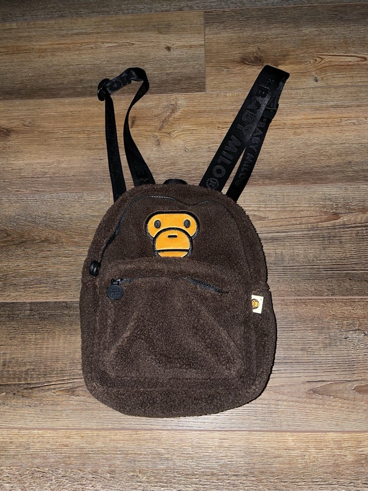 A Bathing Ape BAPE BABY MILO MINI BACKPACK BROWN