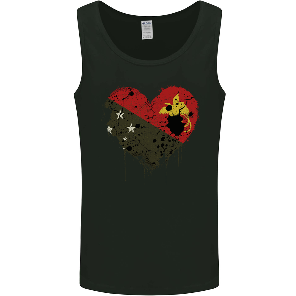 Love  Papua New Guinea Flag Day Football Mens Vest Tank Top