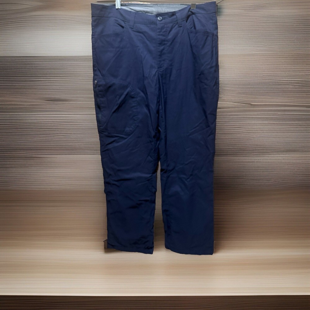 Eddie Bauer Men’s Fleece Lined Blue Tech Pants Size 36x 30