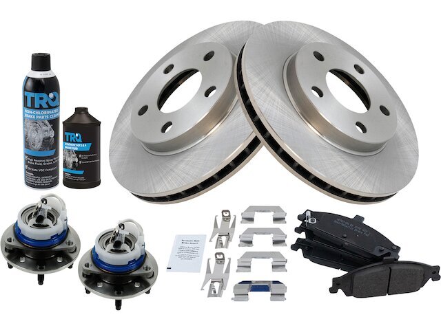 Front Brake Pad and Rotor and Wheel Hub Kit fits Chevy Classic 2004-2005 45NWXX
