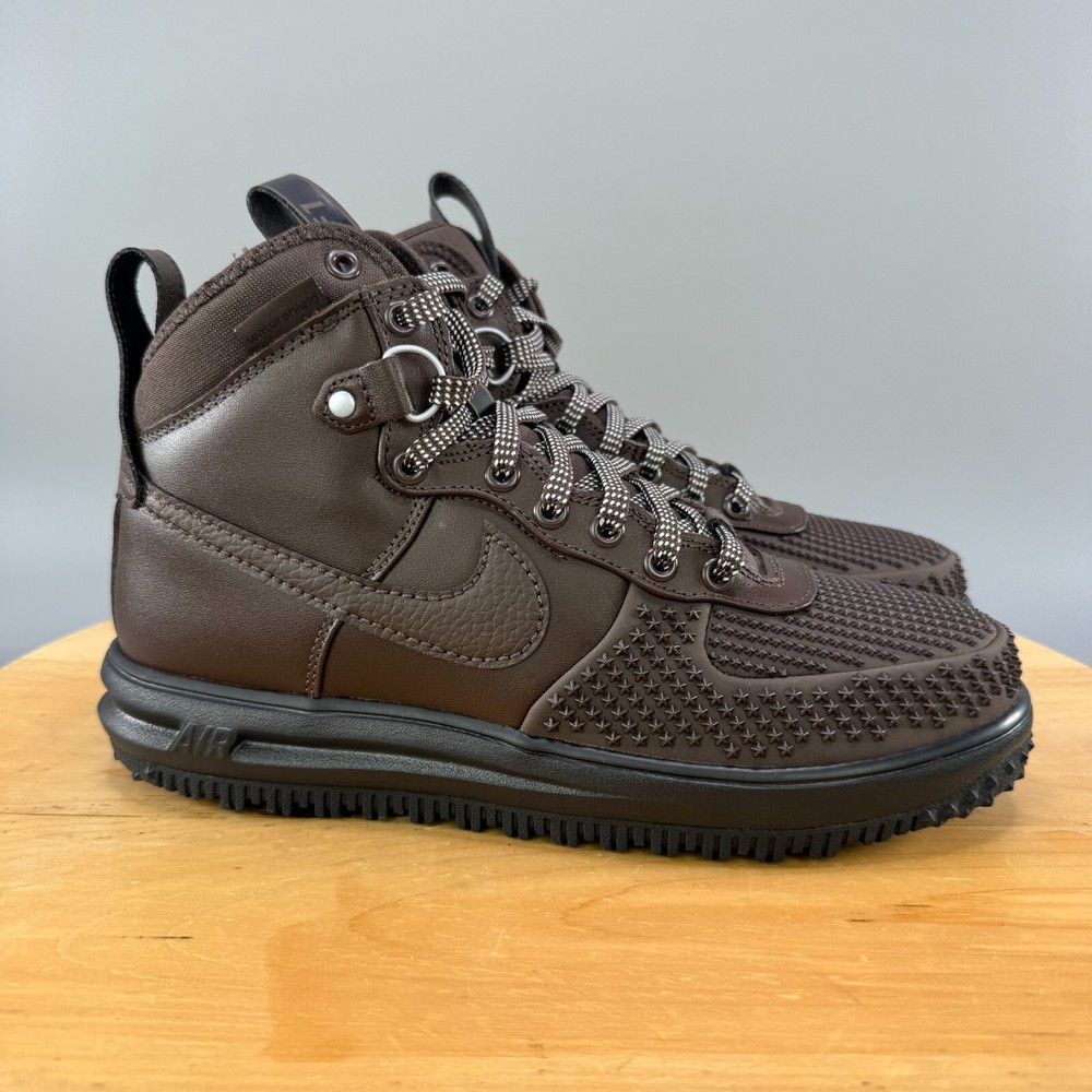 Nike Lunar Force 1 Duckboot Size 8.5 Mens High Top Sneaker in Baroque Brown