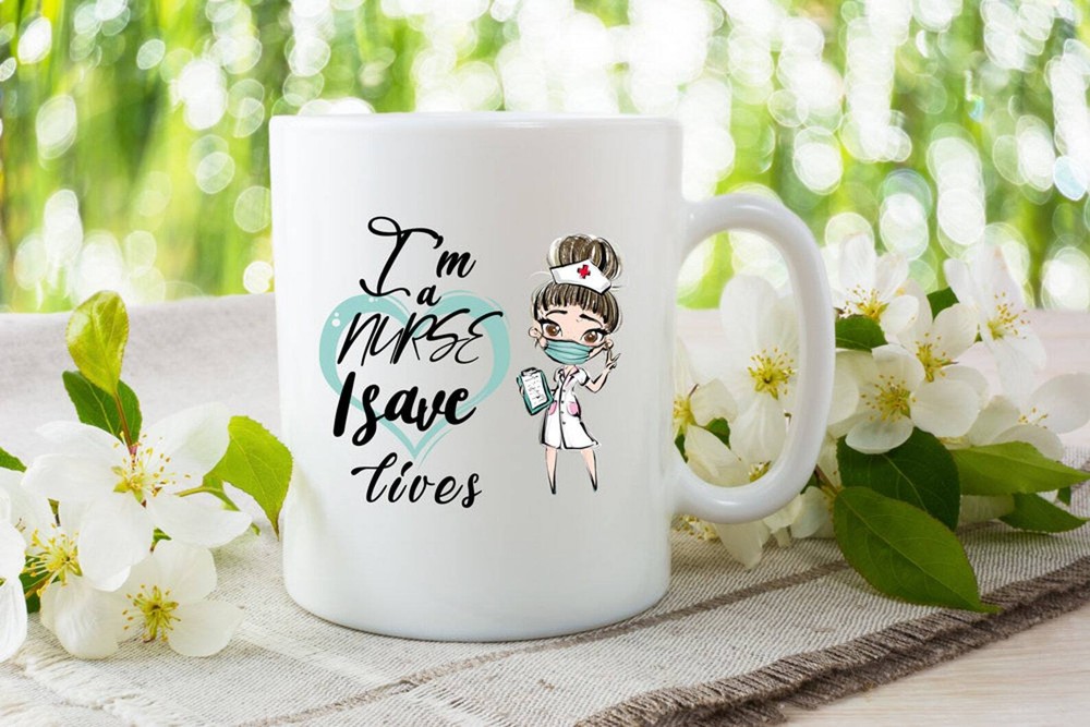 Personalized Nurse Coffee Mug I'm A Nurse I Save Lives