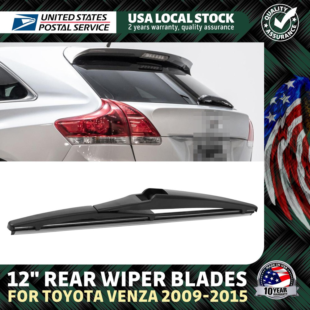 OEM Quality Windshield Wiper Blades Rear For Toyota Venza 2009-2015 12INCH