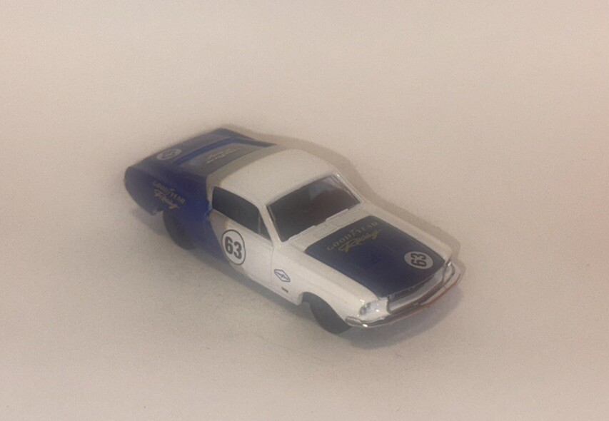 M2 Machines Loose 1968 Ford Mustang (White & Blue Version)