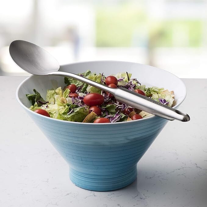 SOLTAM Stainless Steel Serving Cooking Solid Spoon Kitchen Utensil
