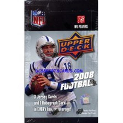 2008 Upper Deck Hobby Football Box 16 Packs 20 Cards Each