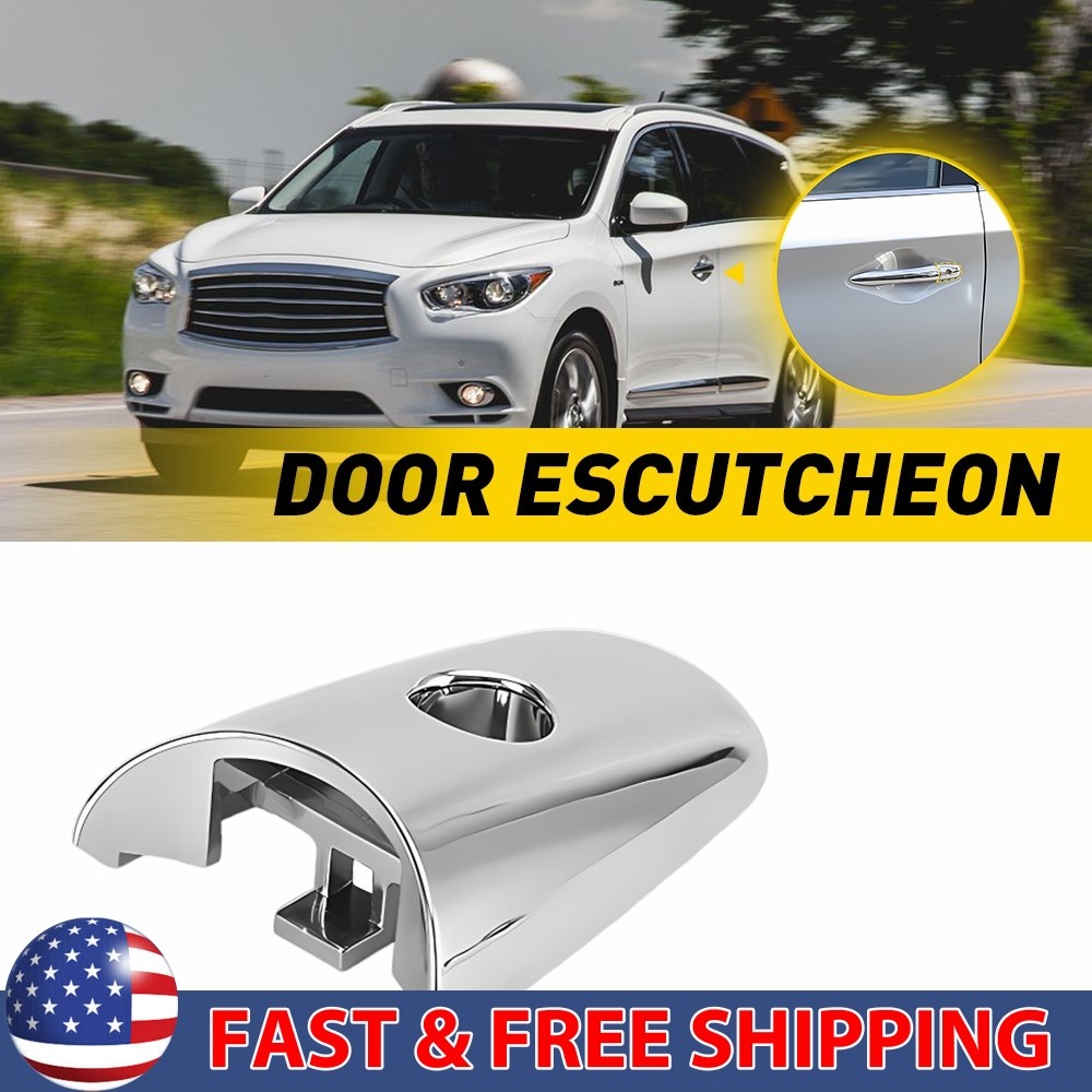 Front Left Door Handle Key Cap Cover Bezel For 2014-2019 Infiniti QX60 QX70 1/2x