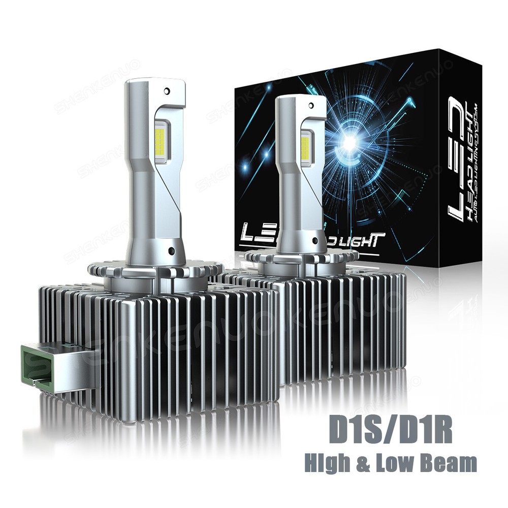 For Porsche Cayenne 2003-2014 White 6000K D1S LED Headlight Low Beam Bulbs W/HID