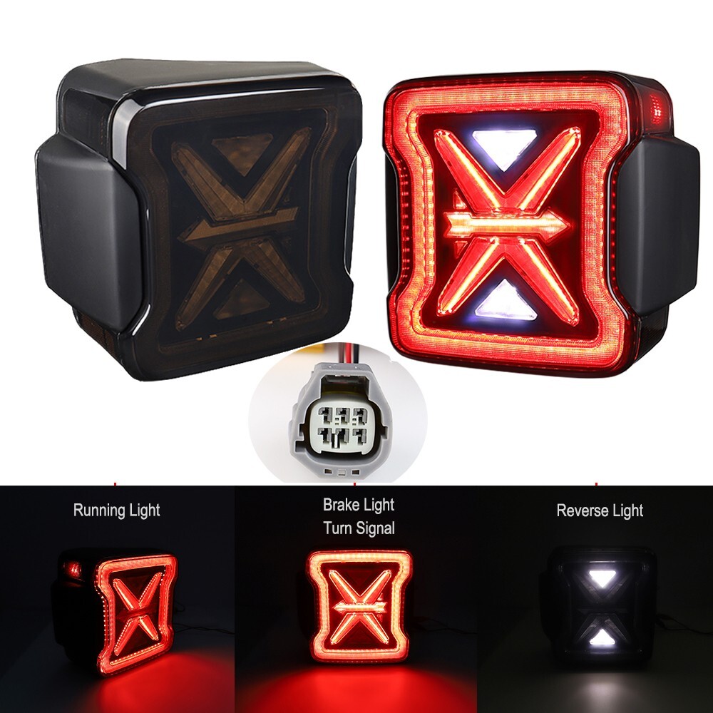 LED Tail Lights Brake Turn Signals for Jeep Wrangler JK 2007-2017