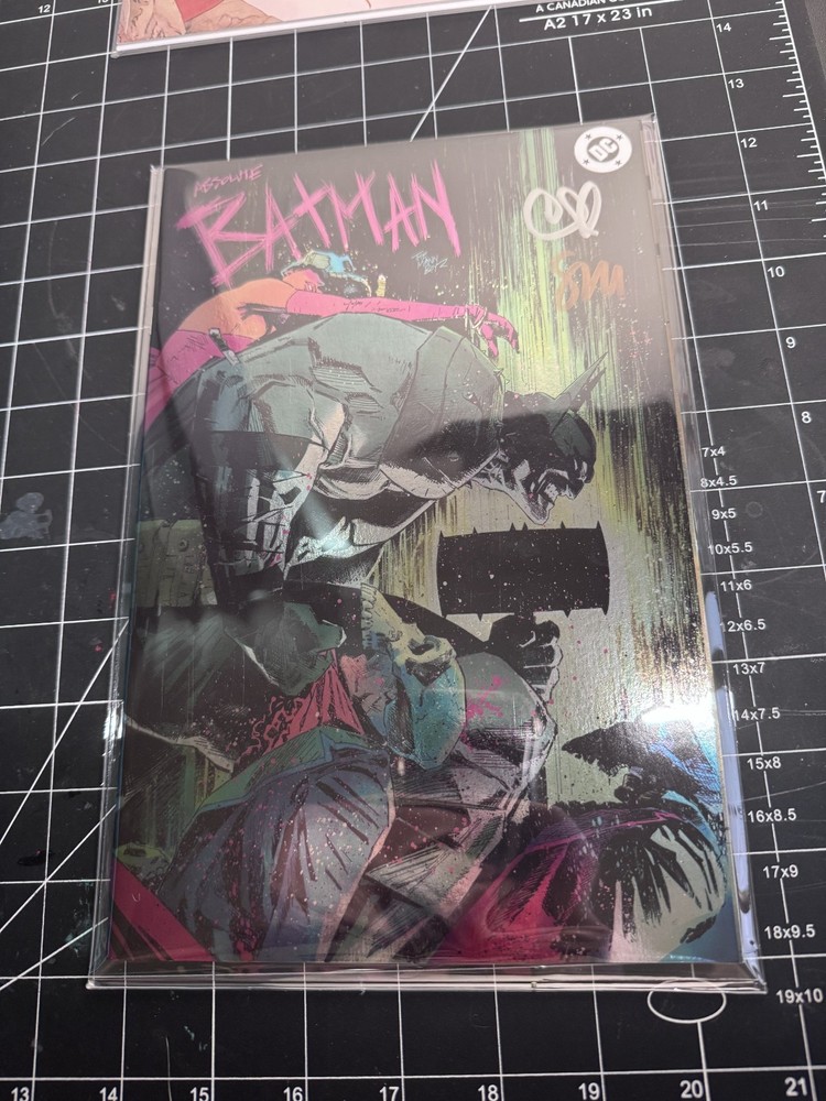 Absolute Batman 1 Mann Boyz 2x Signed Clay Mann, Seth Mann