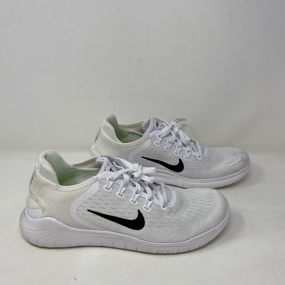 Nike Free RN 2018 White/Black Women’s 9.5 942837-100