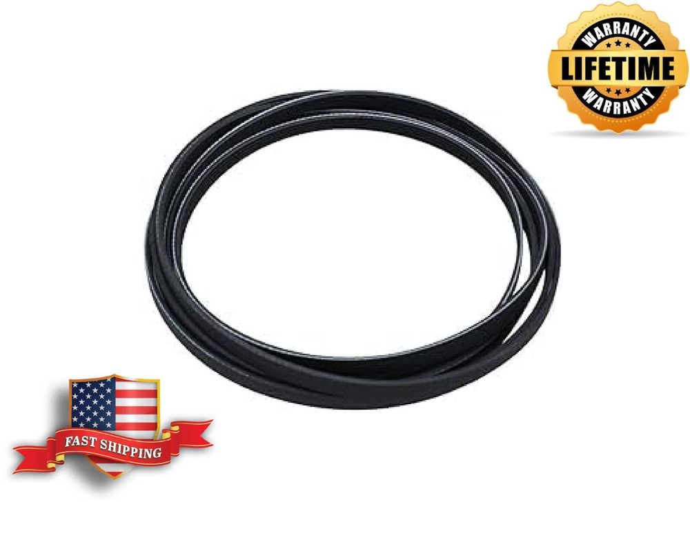 Whirlpool Kenmore Crosley Washer Drum Belt W11025122 W10709670 with Lifetime Warranty