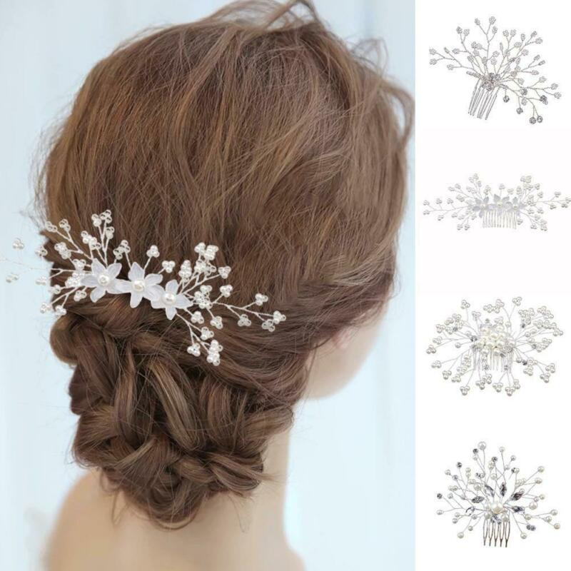 Wedding Hair Comb Crystal Pearl Hairpin Rhinestone Bridal Hair Accessories Best