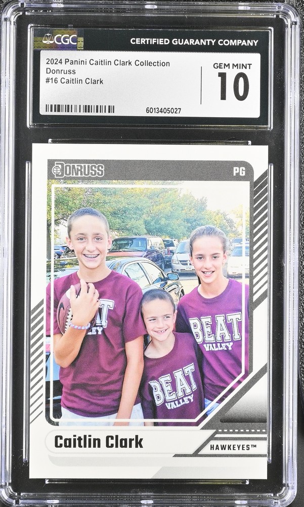 2024 Panini Caitlin Clark Collection Caitlin Clark #16 Donruss CGC 10