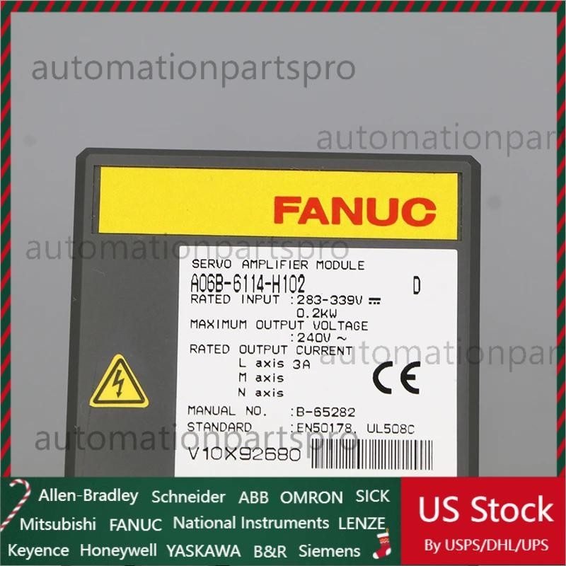 1PC FANUC A06B-6114-H102 Servo Drive New In Box DHL Expedited Shipping