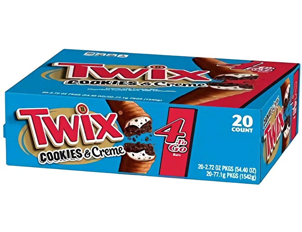 Twix Cookies & Creme King Size 2.72oz 20ct Pack