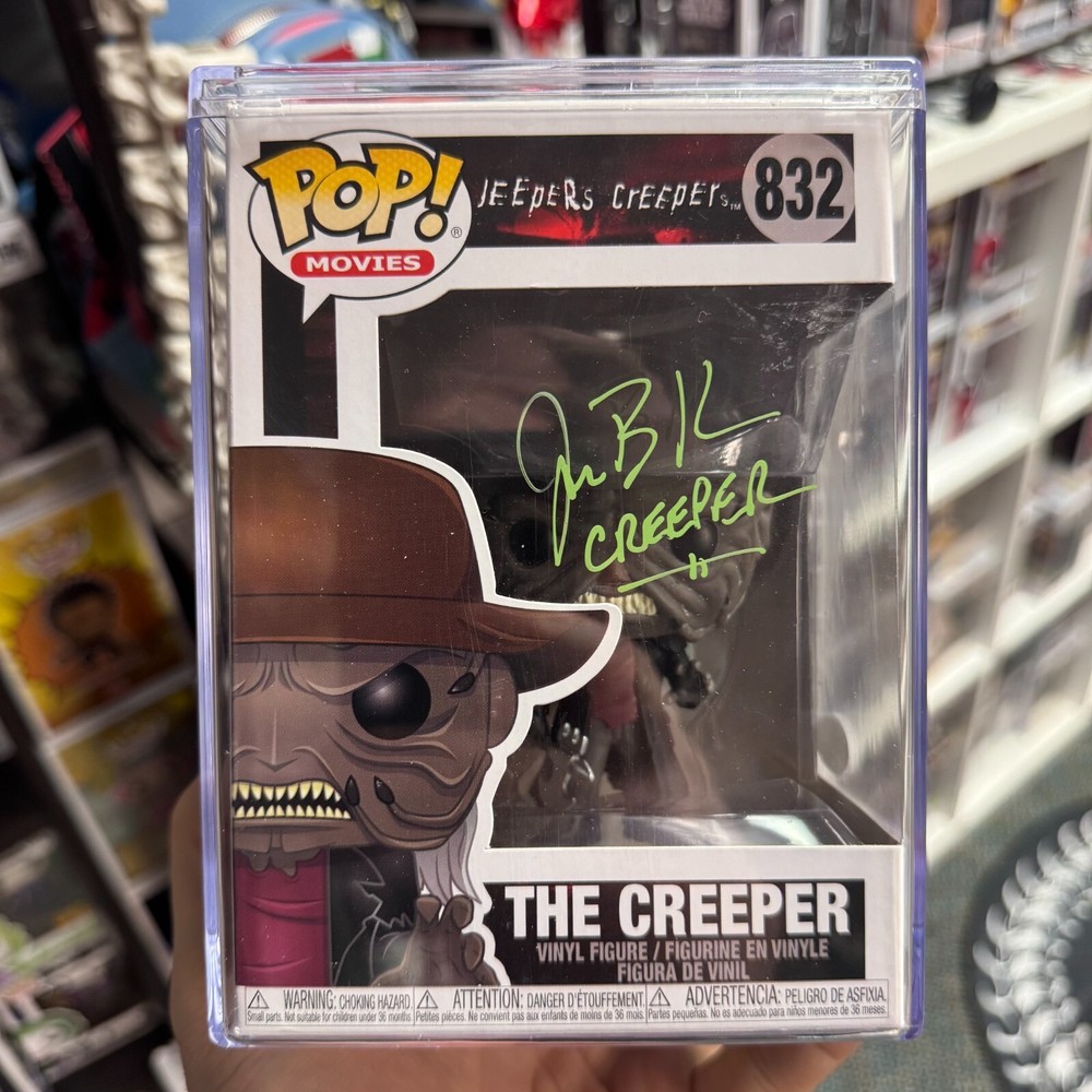 Jeepers Creepers The Creeper #832 Funko Pop w/ Auto (Jonathan Breck) & Cert
