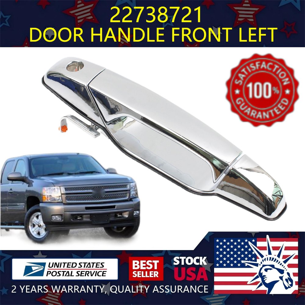 2007-2013 Chevy GMC Yukon Driver Side Front Left Exterior Door Handle Replacement
