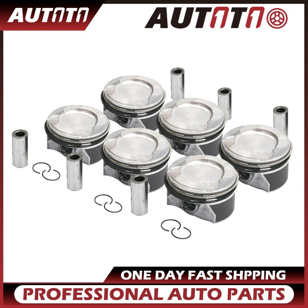 6PCS Engine Pistons Rings Φ88mm For Mercedes-Benz W205 W212 X166 E400 M276 3.0T