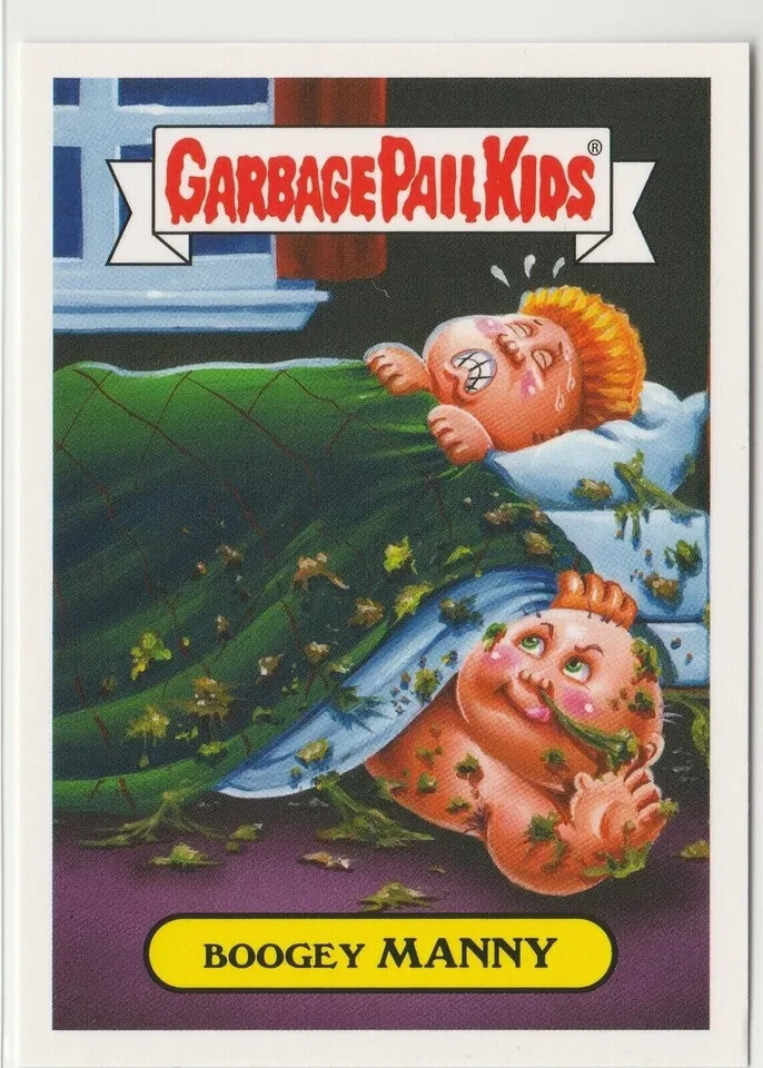 Boogey Manny #8a Garbage Pail Kids GPK 2018 Oh the Horror-ible Trading Card