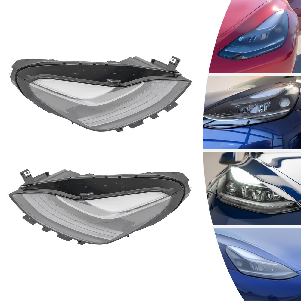 Pair 2021-2023 Tesla Model 3/Y Matrix Headlight Light RIGHT+LEFT Driver Side NEW