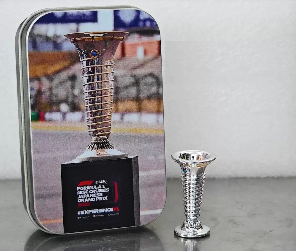 MM 1:18 Silver WDC MSC Trophy Cup Formula F1 Sport Model Diecast Resin Car