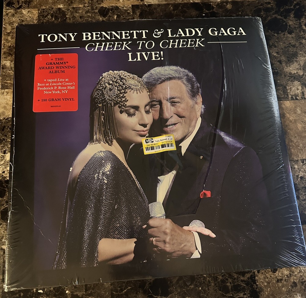 New Tony Bennett & Lady Gaga - Cheek To Cheek: Live!  Sealed Vinyl LP