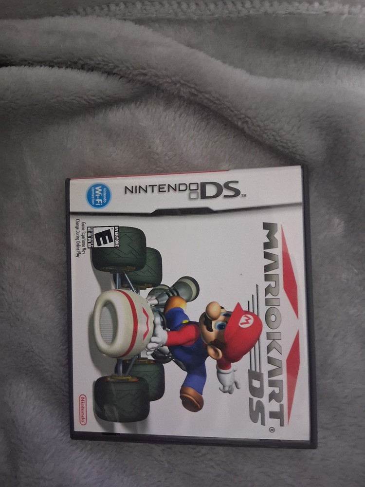 mario kart ds case and manual only (no game)