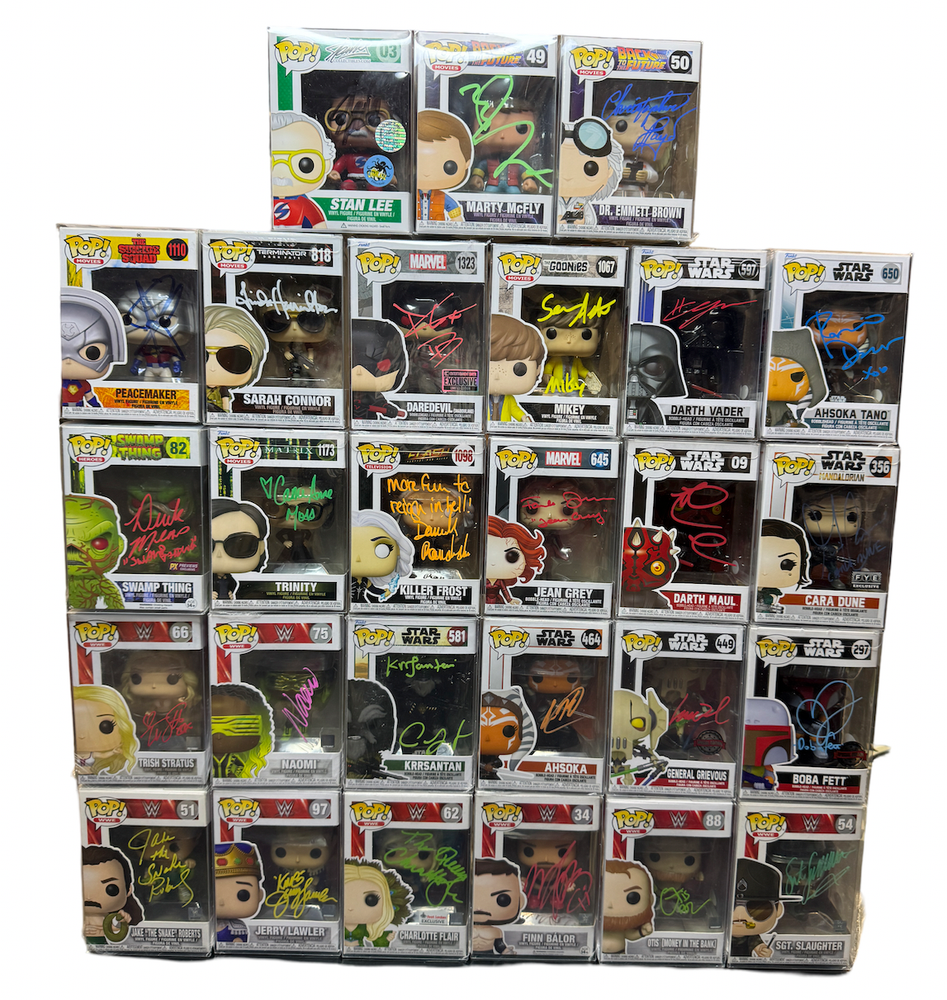 Autographed Funko Pop Mystery Box 2024 Edition Signed Collectible