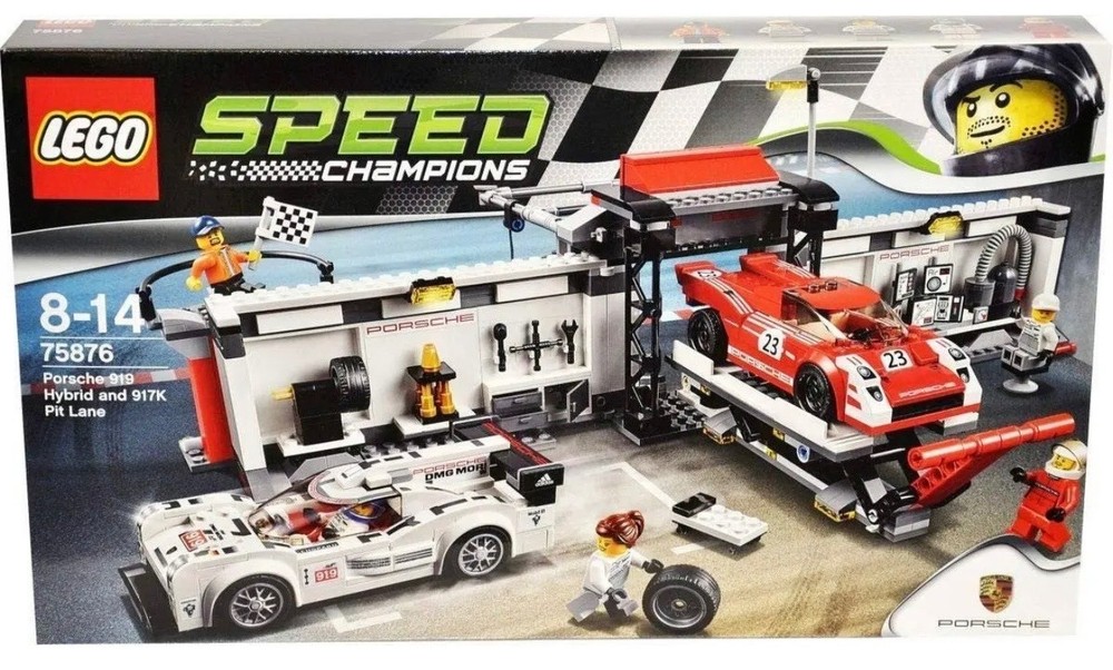 LEGO SPEED CHAMPIONS: Porsche 919 Hybrid and 917K Pit Lane (75876)