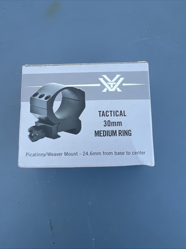 Vortex Tactical 30mm Medium Scope Rings 24.6mm Base to Center