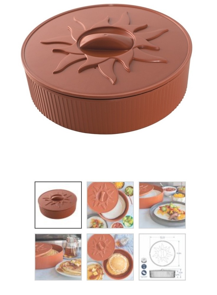 Nordic Ware Tortilla and Pancake Warmer for Fresh, Warm Dishes