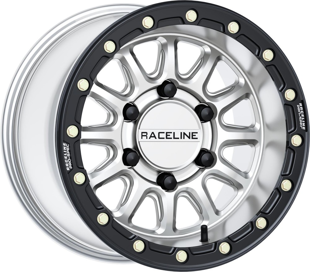 Alpha Hyper Wheel 6/139.7 Hyper Silver/Blk 15x10 (+10mm)